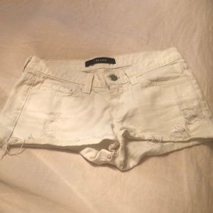 White j brand jean shorts